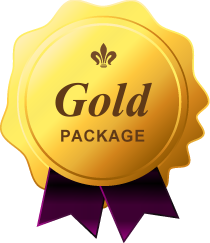 Gold Package Ribbon