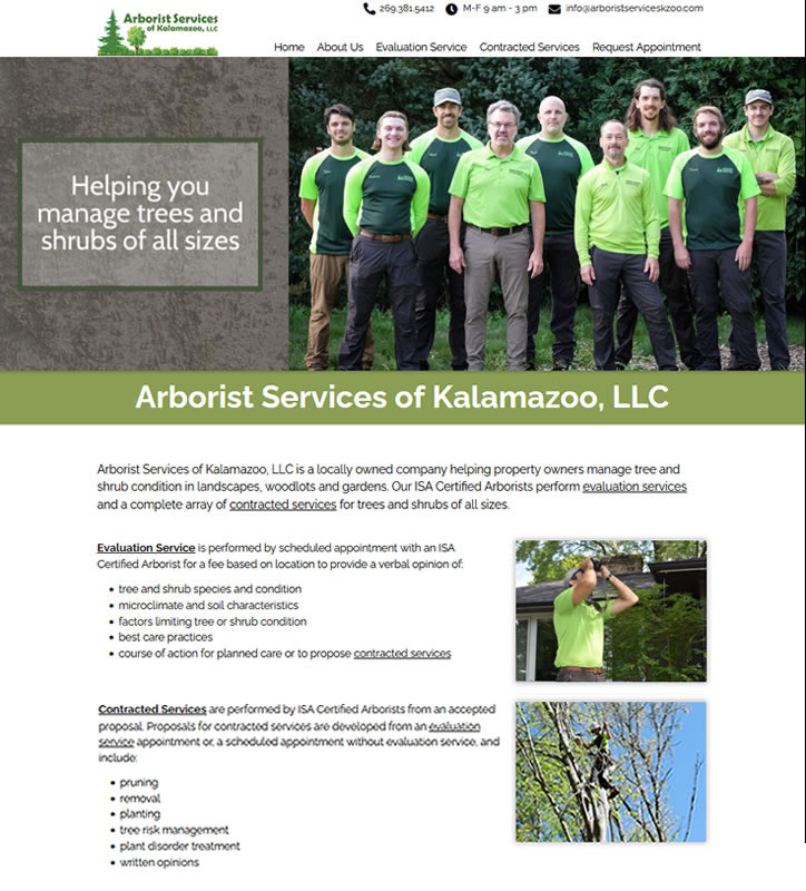 Websites for Tree Services